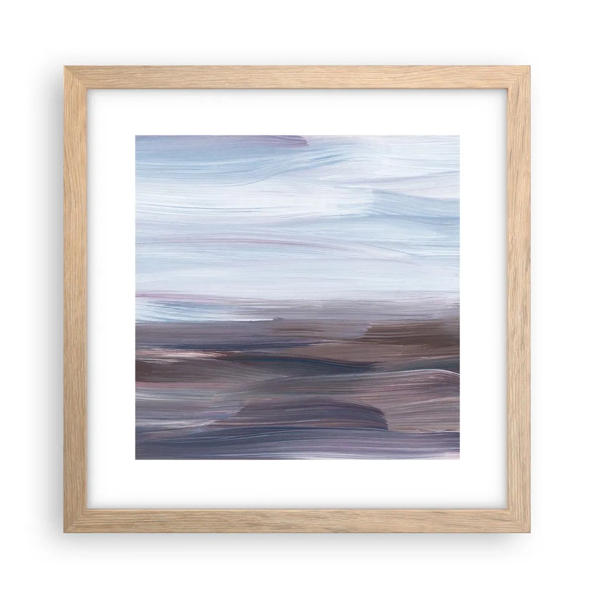 Een poster in een licht eiken lijst - Elementen: water - 30x30 cm