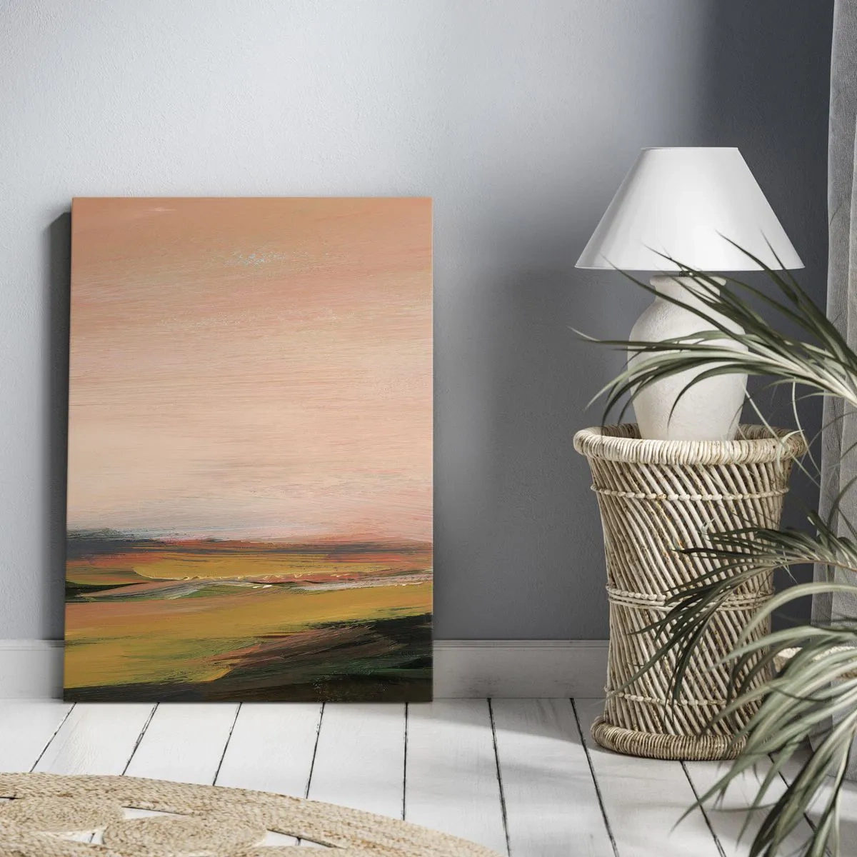 Schilderen op canvas - In roze tinten - 80x120 cm