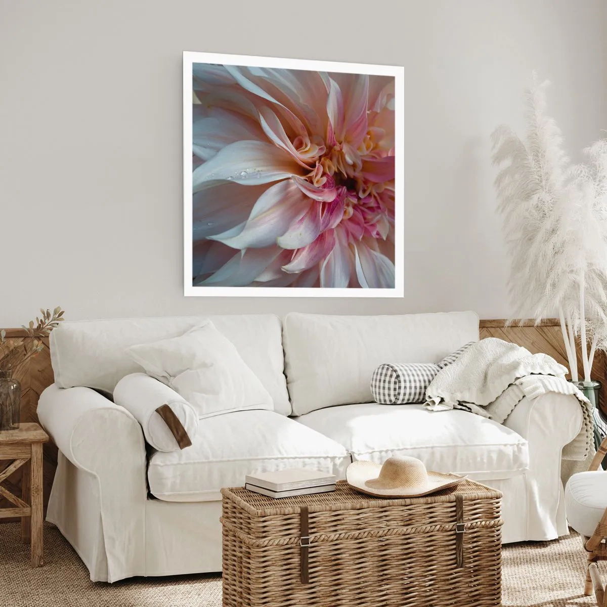 Poster - Bloeiende frisheid - 40x40 cm