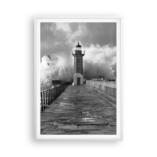 Poster in een witte lijst - Onbevreesd - 70x100 cm