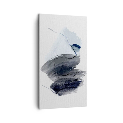 Schilderen op canvas - Intensiteit en beweging - 45x80 cm