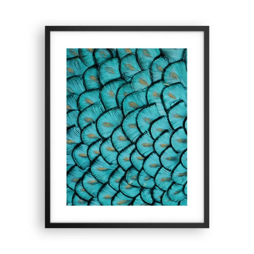 Poster in een zwarte lijst - Het grote verengala - 40x50 cm