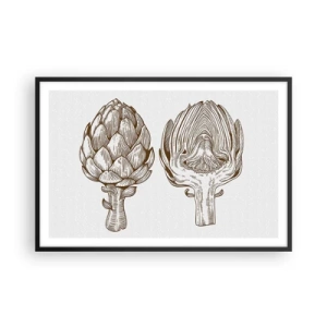 Poster in een zwarte lijst - Anatomieles - 91x61 cm