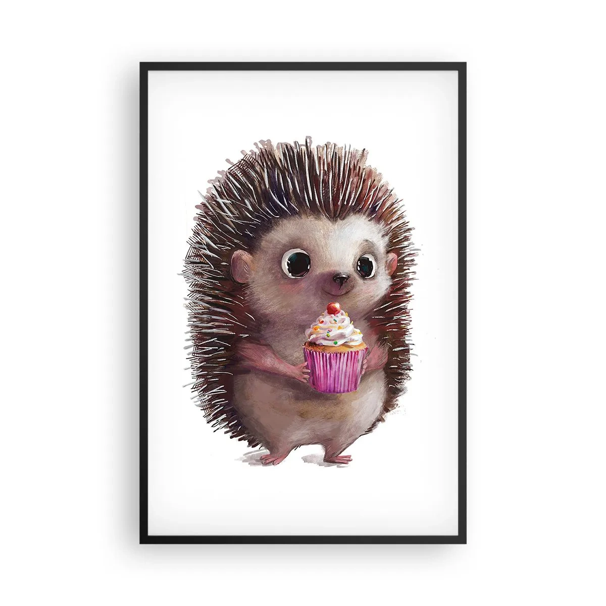 Poster in een zwarte lijst - De vakantie is elke dag - 61x91 cm