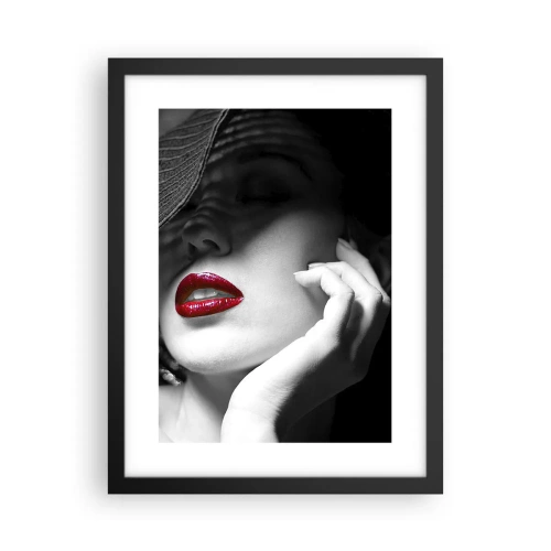 Poster in een zwarte lijst - Een studie in scharlaken - 30x40 cm