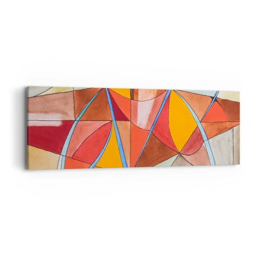 Schilderen op canvas - Carrousel, de droomcarrousel - 90x30 cm