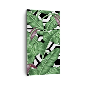 Schilderen op canvas - Van nature een symmetrische compositie - 45x80 cm