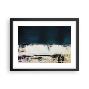 Poster in een zwarte lijst - Horizontale compositie - 40x30 cm