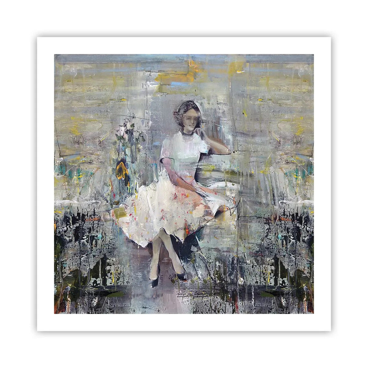 Poster - Klassiek en modern - 60x60 cm