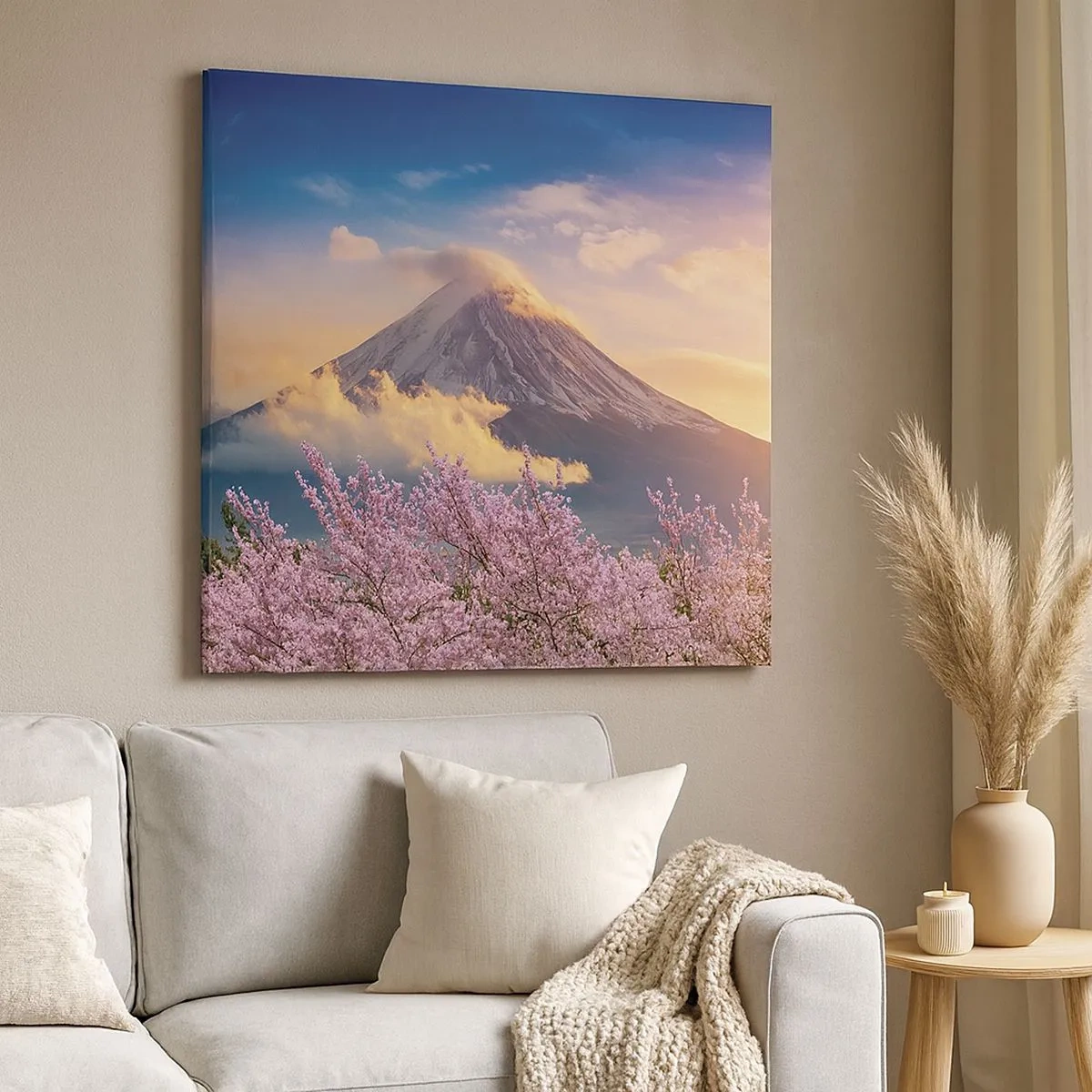 Schilderen op canvas - Japanse heiligheid - 30x30 cm