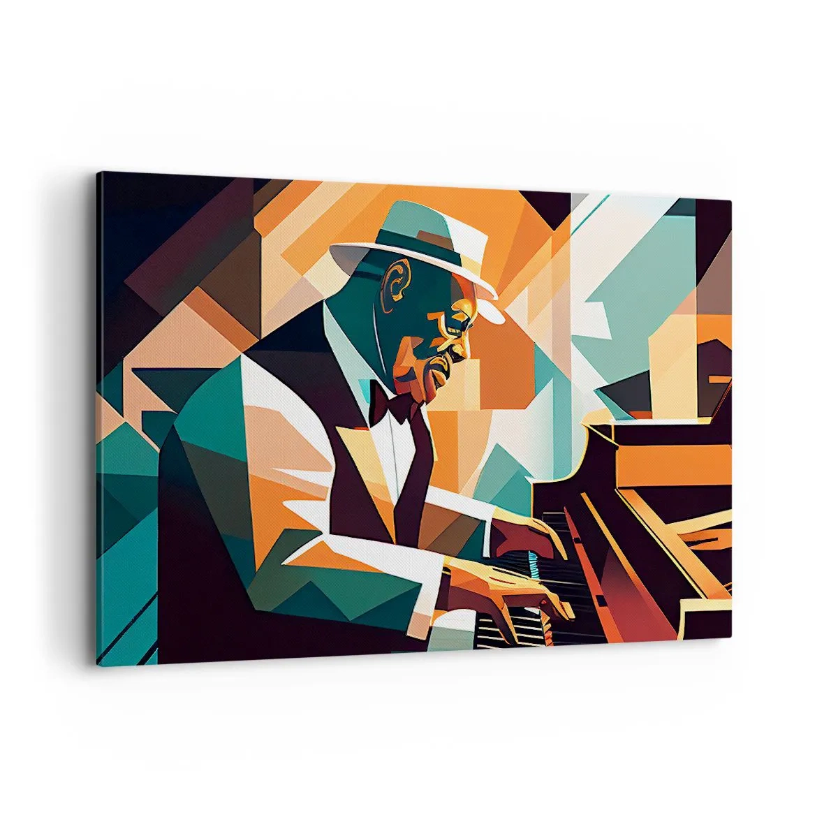 Schilderen op canvas - Al die jazz - 120x80 cm