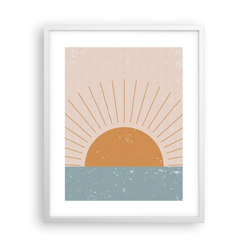 Poster in een witte lijst - Een dagelijks wonder - 40x50 cm