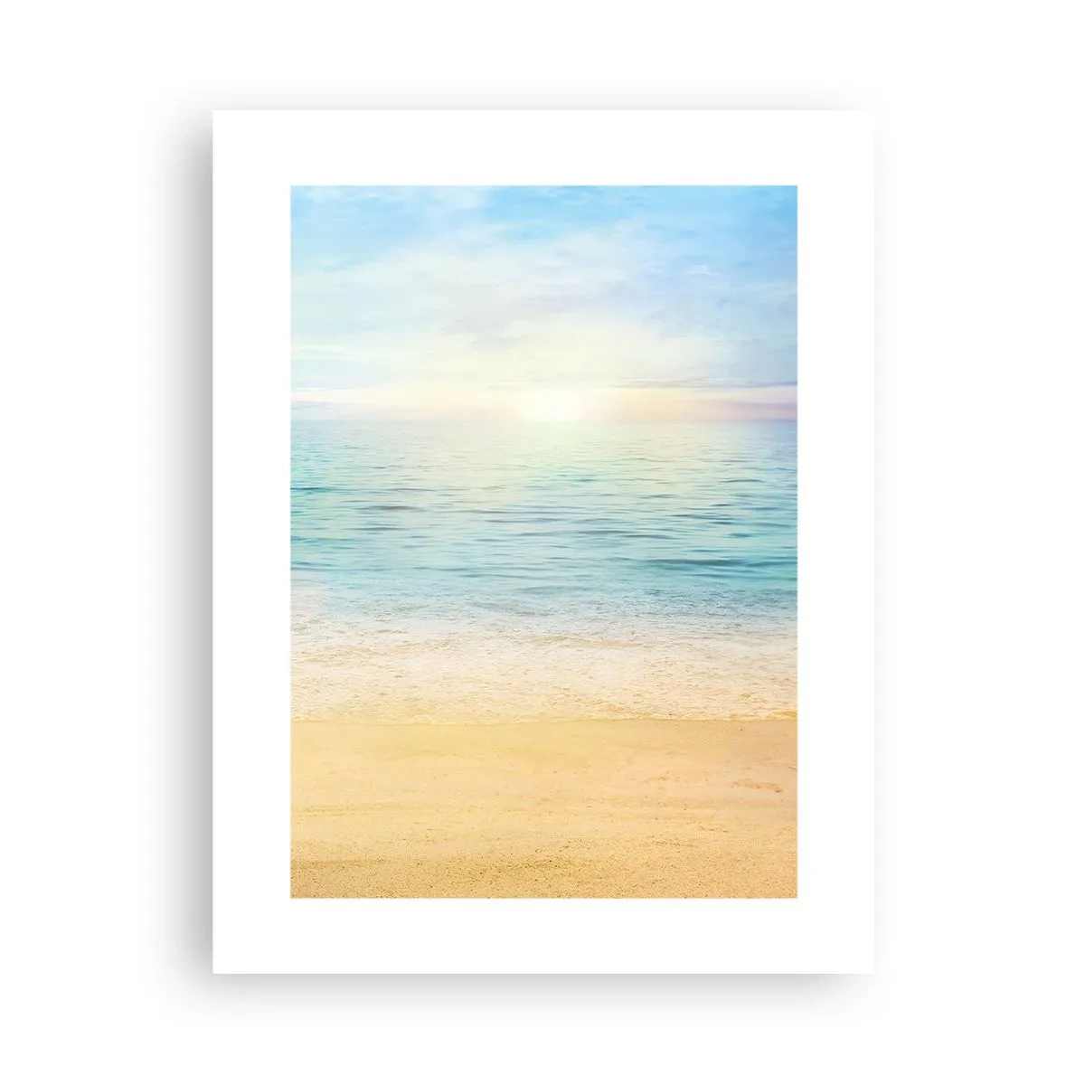 Poster - Groot blauw - 30x40 cm