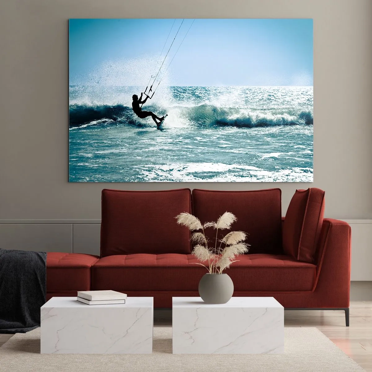Schilderen op glas - Laat je meeslepen - 100x70 cm