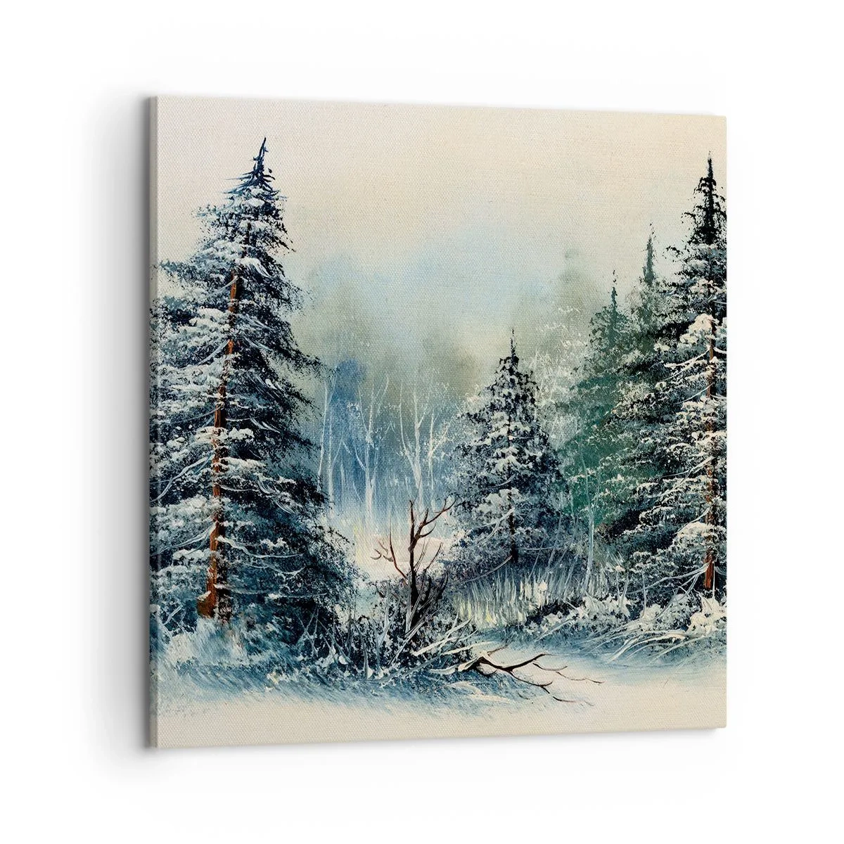 Schilderen op canvas - Klaar voor kerst - 60x60 cm