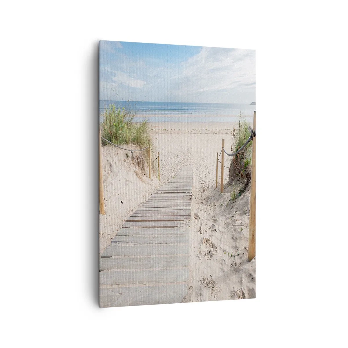 Schilderen op canvas - naar de horizon - 80x120 cm