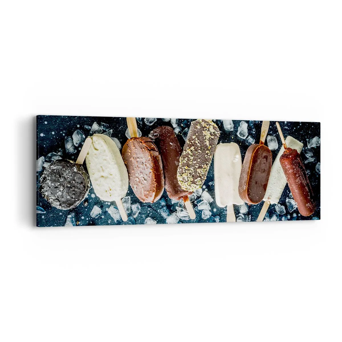 Schilderen op canvas - De smaak van hete zomer - 90x30 cm