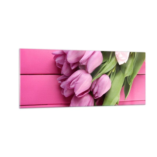 Schilderen op glas - Enkel voor jou - 100x40 cm