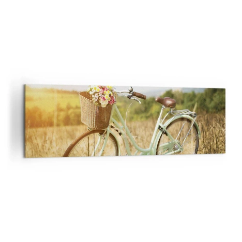 Schilderen op canvas - Ik blijf hier nog even - 160x50 cm