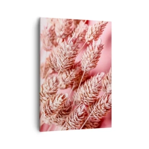 Schilderen op canvas - Een bloemencascade in roze - 50x70 cm