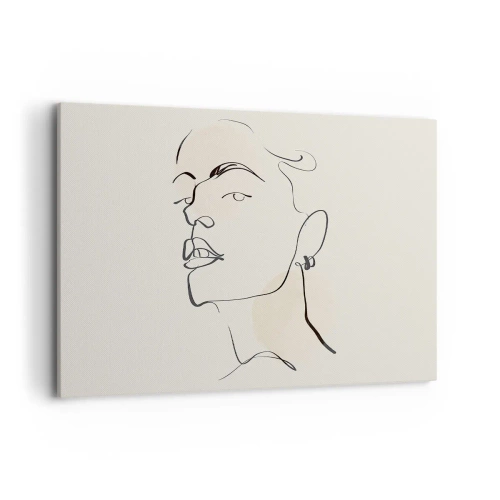 Schilderen op canvas - Een trotse blik - 120x80 cm