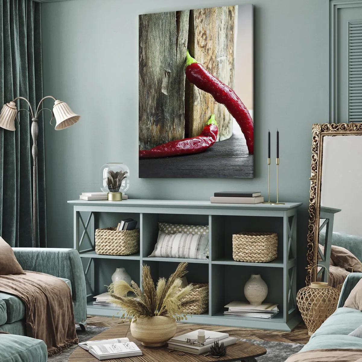 Schilderen op canvas - Red hot chili peppers - 80x120 cm