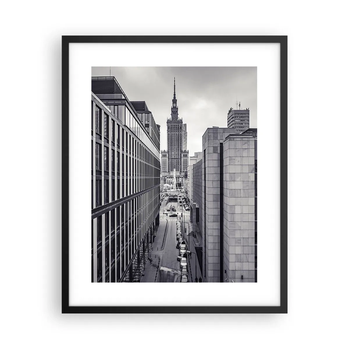 Poster in een zwarte lijst - Warschau vallei - 40x50 cm
