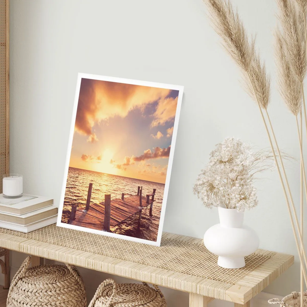 Poster - Het gouden land van zachtheid - 40x50 cm