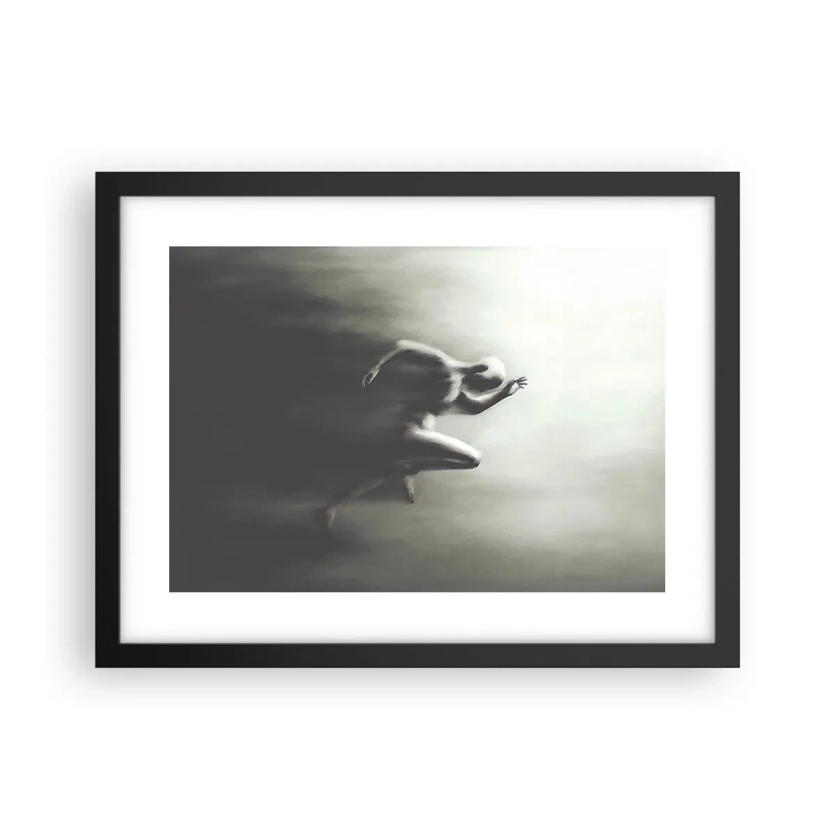 Poster in een zwarte lijst - Niet te stopen - 40x30 cm