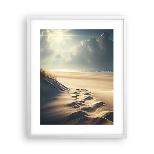 Poster in een witte lijst - Een rustgevend landschap - 40x50 cm
