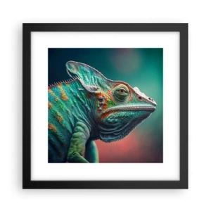 Poster in een zwarte lijst - Jij ziet mij? Niet goed… - 30x30 cm