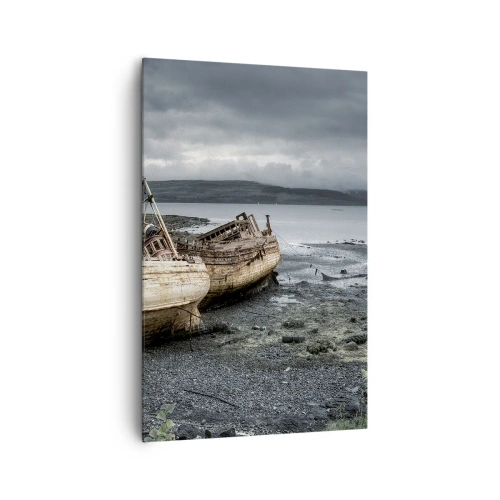 Schilderen op canvas - Als teken van waardige ontberingen - 80x120 cm