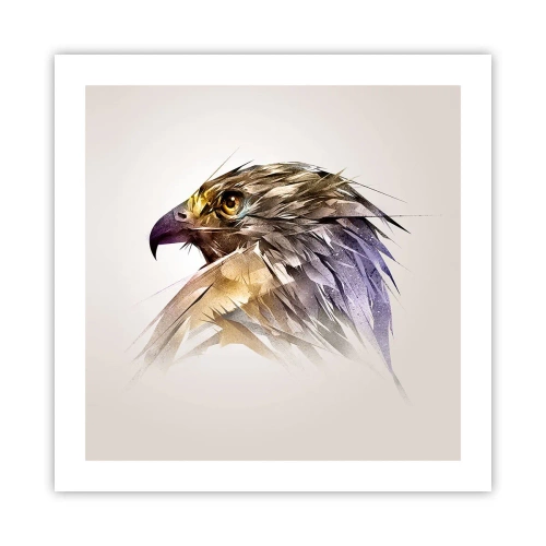 Poster - Portret van een krijger - 50x50 cm