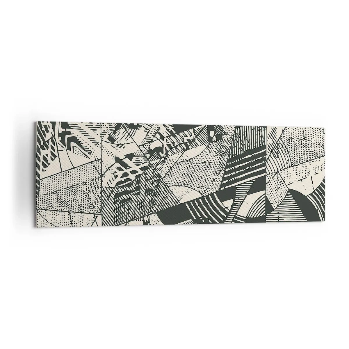 Schilderen op canvas - De dynamiek van nu - 160x50 cm