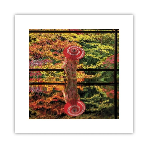 Poster - In de tempel van de natuur - 30x30 cm