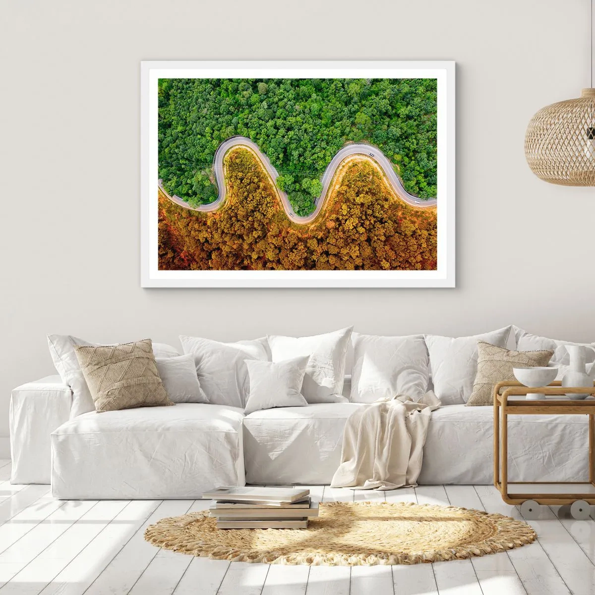 Poster in een witte lijst - Grenzen en doorbraken - 40x30 cm