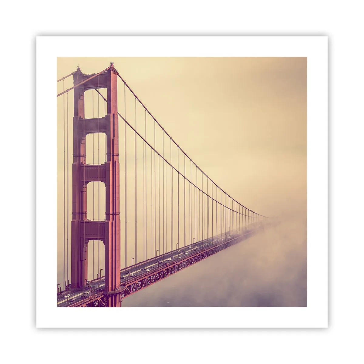 Poster - Tussen hemel en aarde - 50x50 cm