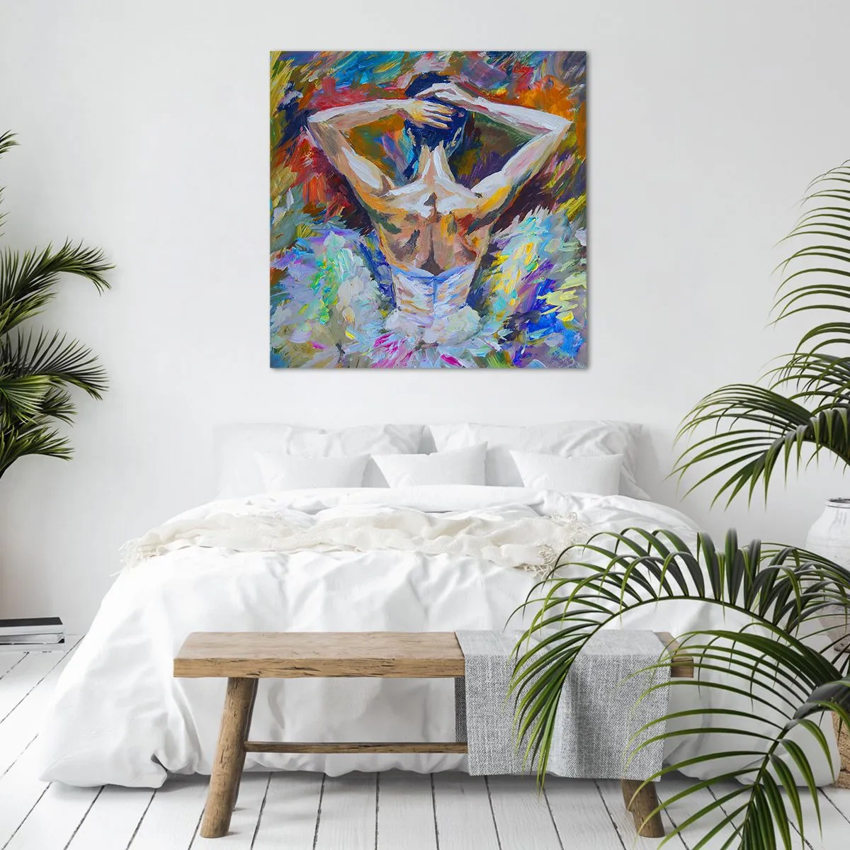 Schilderen op canvas - Het kan van alles zijn - 50x50 cm