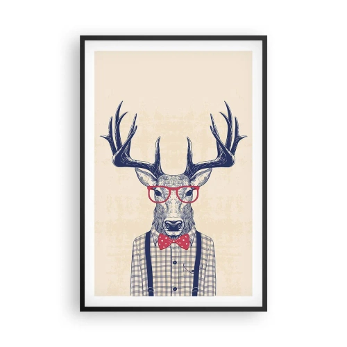 Poster in een zwarte lijst - Een grappig extravaganza - 61x91 cm