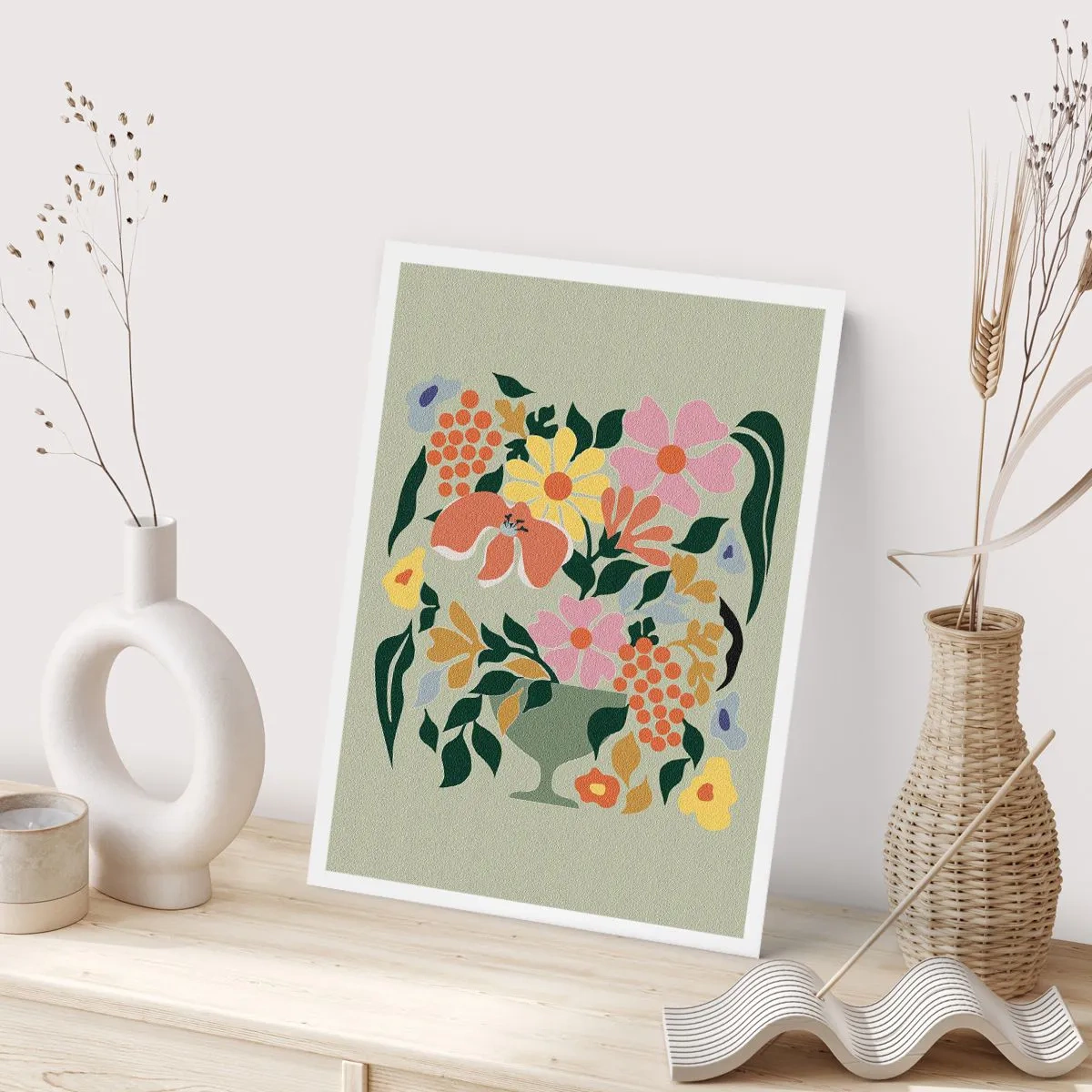 Poster - Een boeket vol leven - 61x91 cm