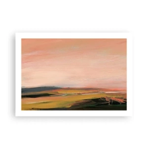 Poster - In roze tinten - 70x50 cm