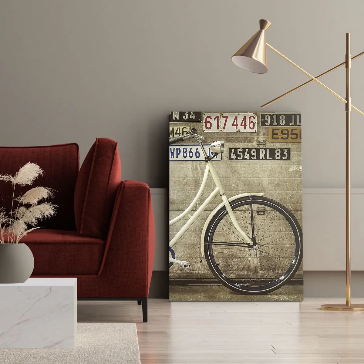 Schilderen op canvas - Zonder complexen - 50x70 cm