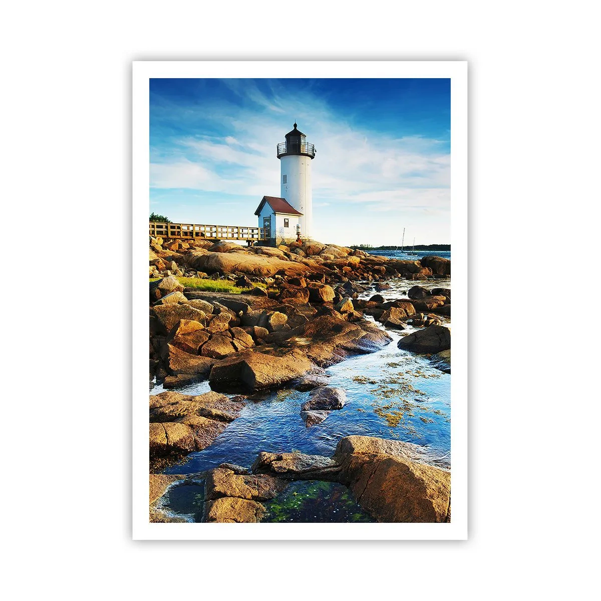 Poster - Kom blij terug, ik wacht - 70x100 cm