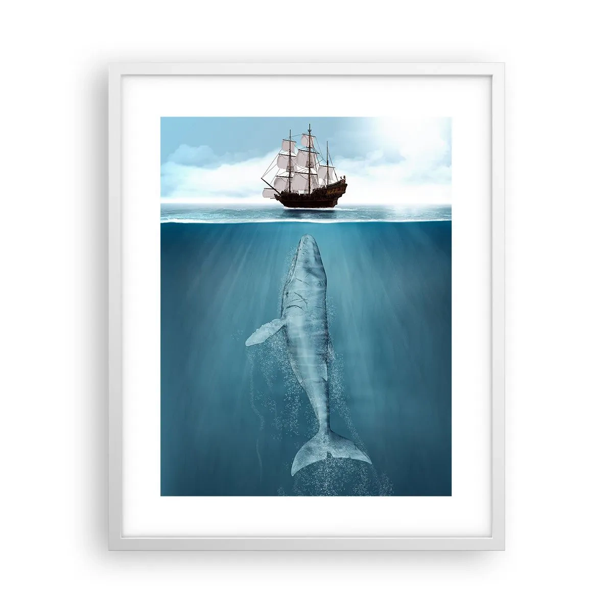 Poster in een witte lijst - Het is beter om het niet te weten - 40x50 cm