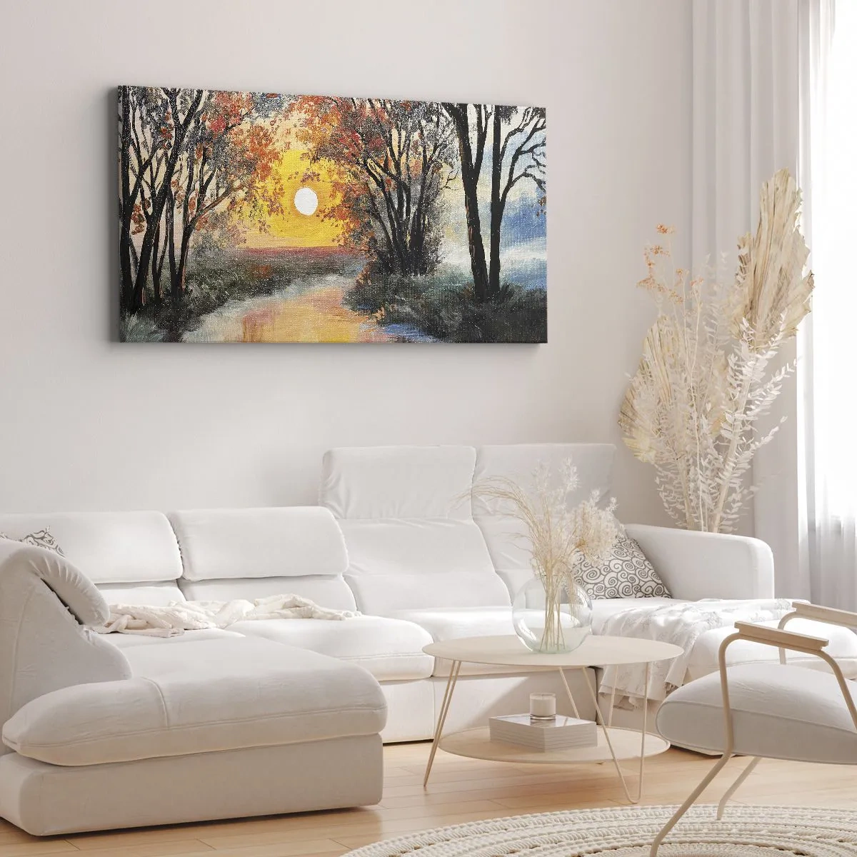 Schilderen op canvas - Herfst vibes - 120x50 cm