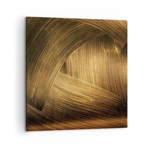 Schilderen op canvas - In een gouden doolhof - 50x50 cm