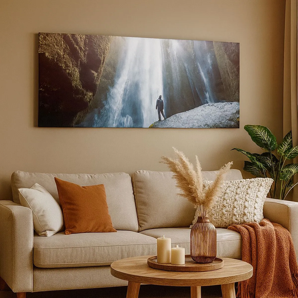 Schilderen op canvas - Herstel van proporties - 100x40 cm