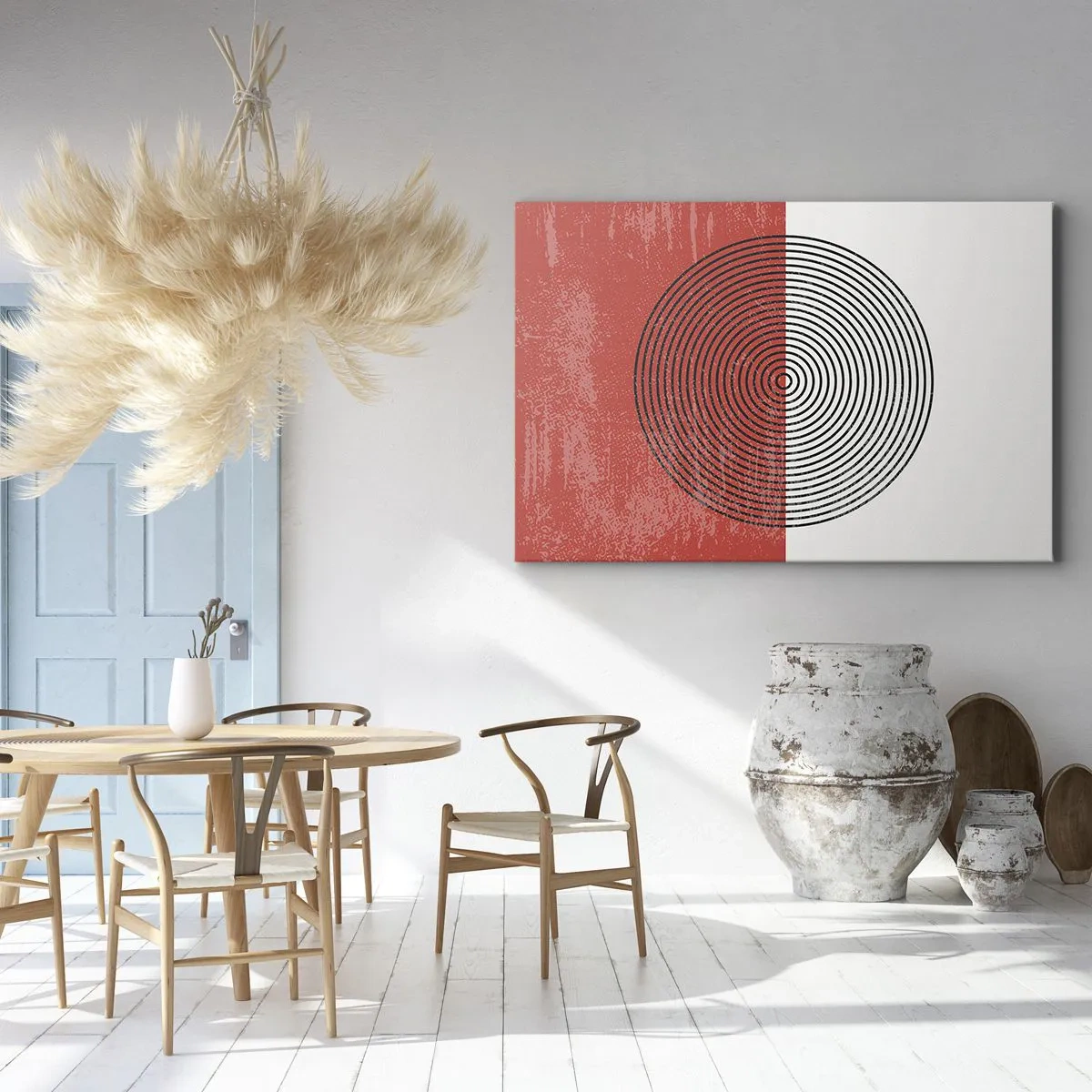 Schilderen op canvas - Op de kop geslagen - 100x70 cm