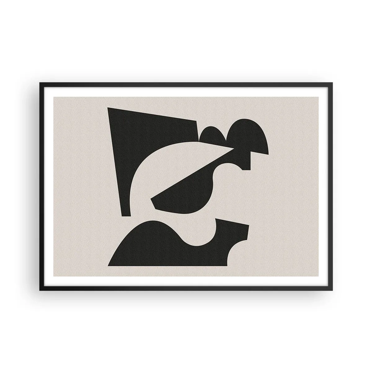 Poster in een zwarte lijst - Voor zelfassemblage - 100x70 cm