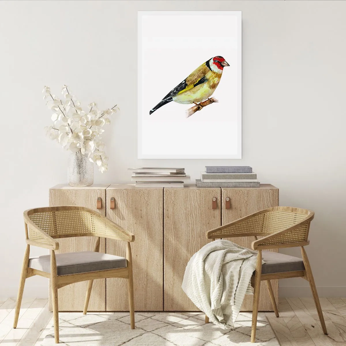 Poster - Vogel portret - 30x40 cm